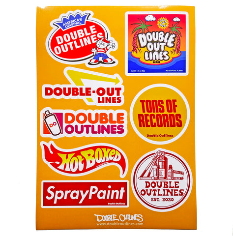 Stickers – Double Outlines