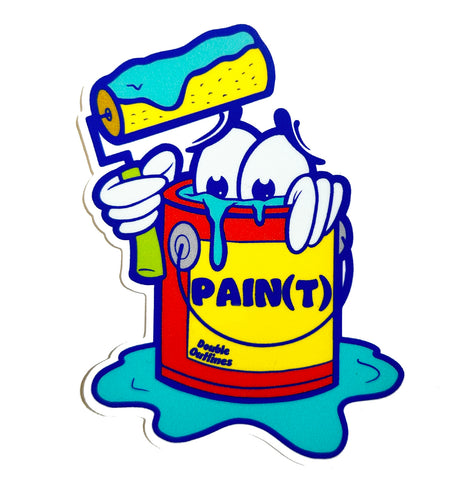 Bucket of Pain(t) Sticker