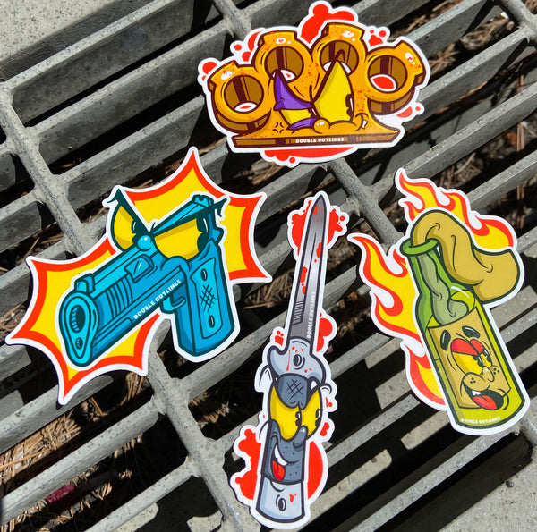 Brawl So Hard Sticker Pack
