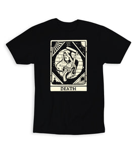 Death Tarot Card T-Shirt - Black