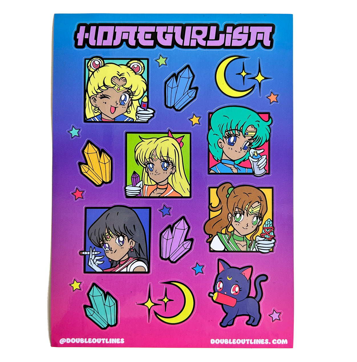 Homegurlism Sticker Sheet