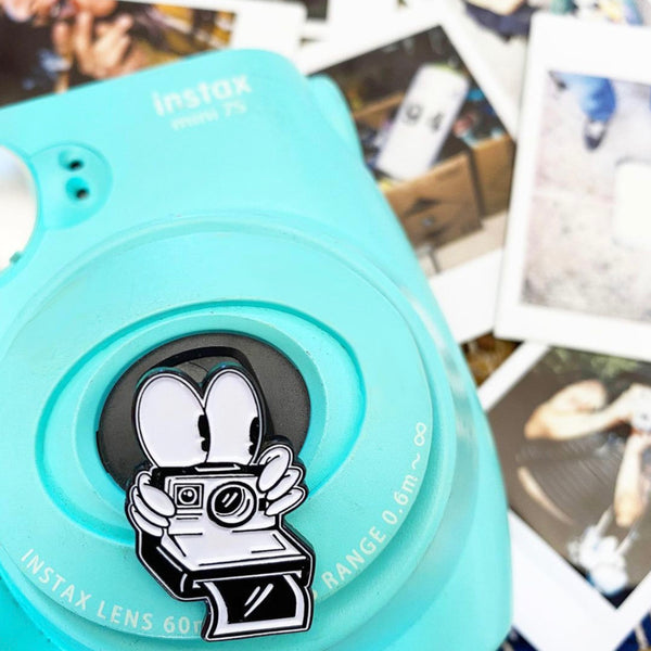 Hard Copy Polaroid Enamel Pin