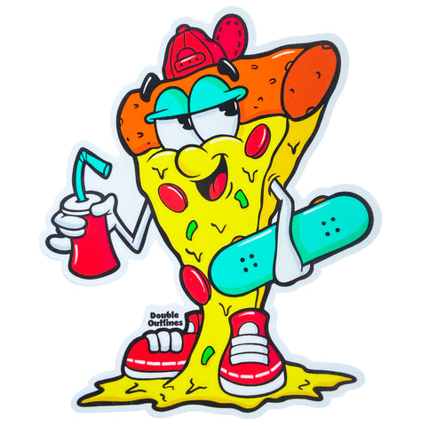 Pizza Dude Sticker