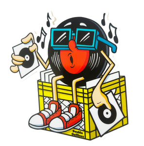 Record Crate Sticker