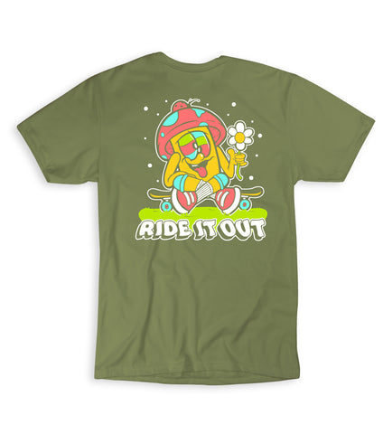 Ride It Out T-Shirt - Olive