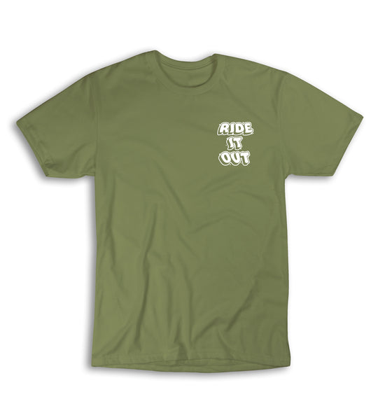 Ride It Out T-Shirt - Olive