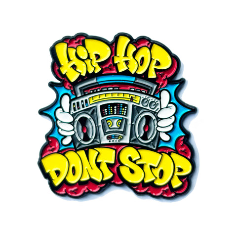 Hip Hop Don't Stop Pin