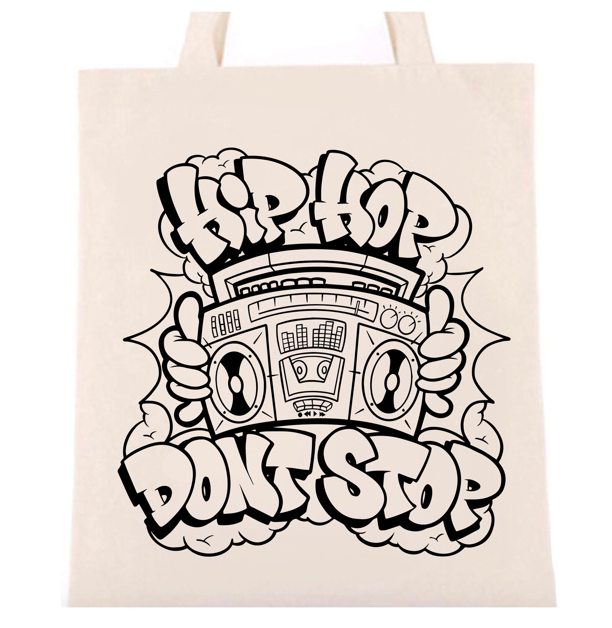 Hip Hop Don't Stop Tote Bag