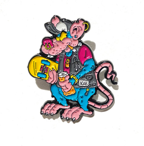 Skate Rat Pin